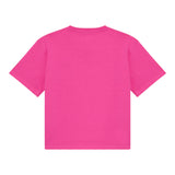 Guess T-Shirt Girocollo Tinta Unita con Stampa per Bambina J5GI04K6YW4 FUXIA GUESS 