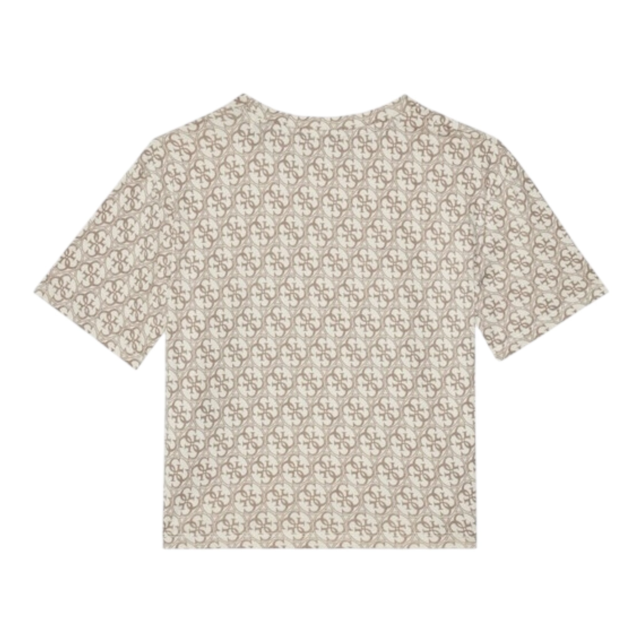 Guess T-Shirt Tinta Unita con Stampa per Bambina J5RI04K4YW4 BEIGE GUESS 