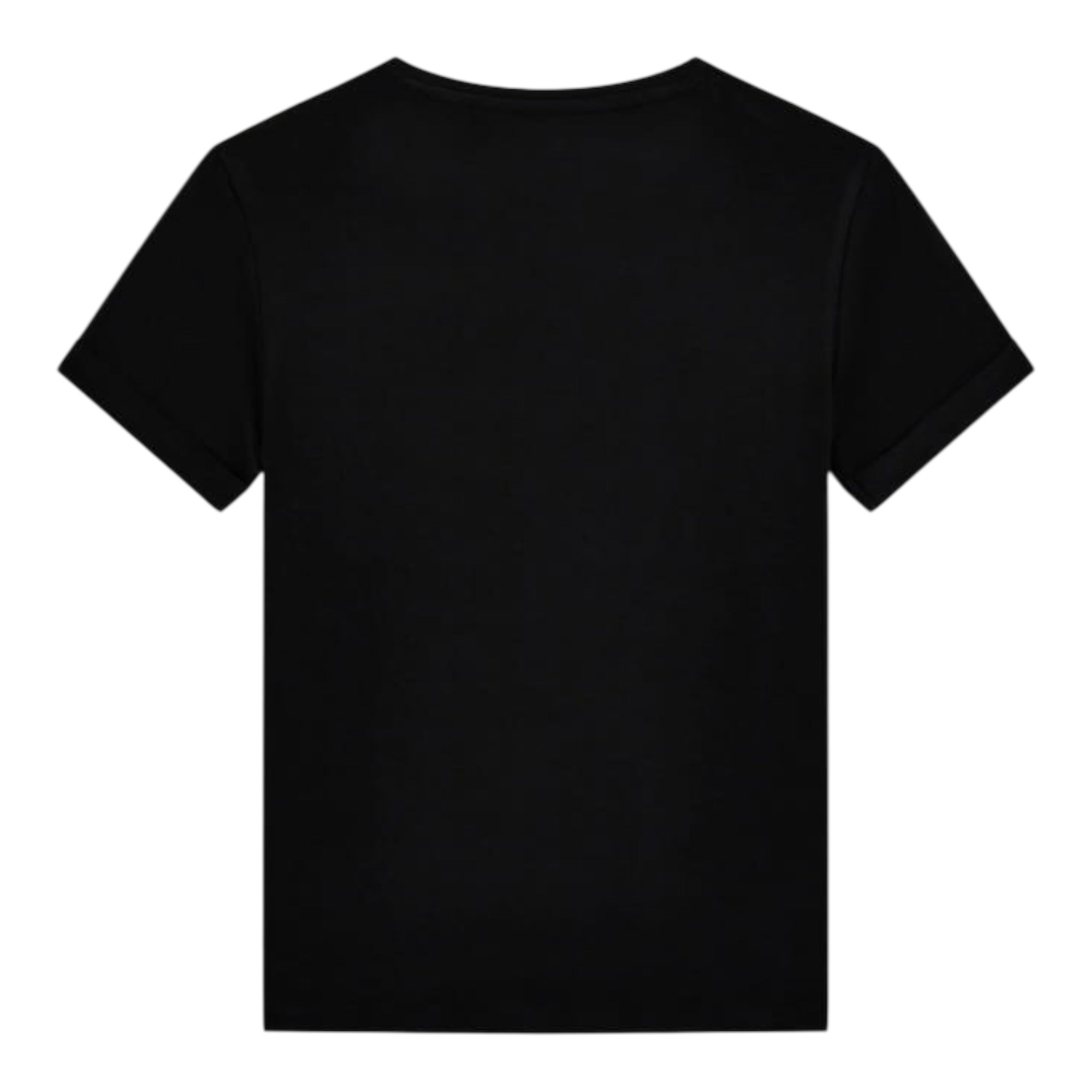 Guess T-Shirt Girocollo Tinta Unita con Paillettes per Bambina J5RI19KAPO0 NERO GUESS 