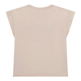 Guess T-Shirt Tinta Unita Girocollo con Paillettes per Bambina J5RI37K05 ROSA GUESS 