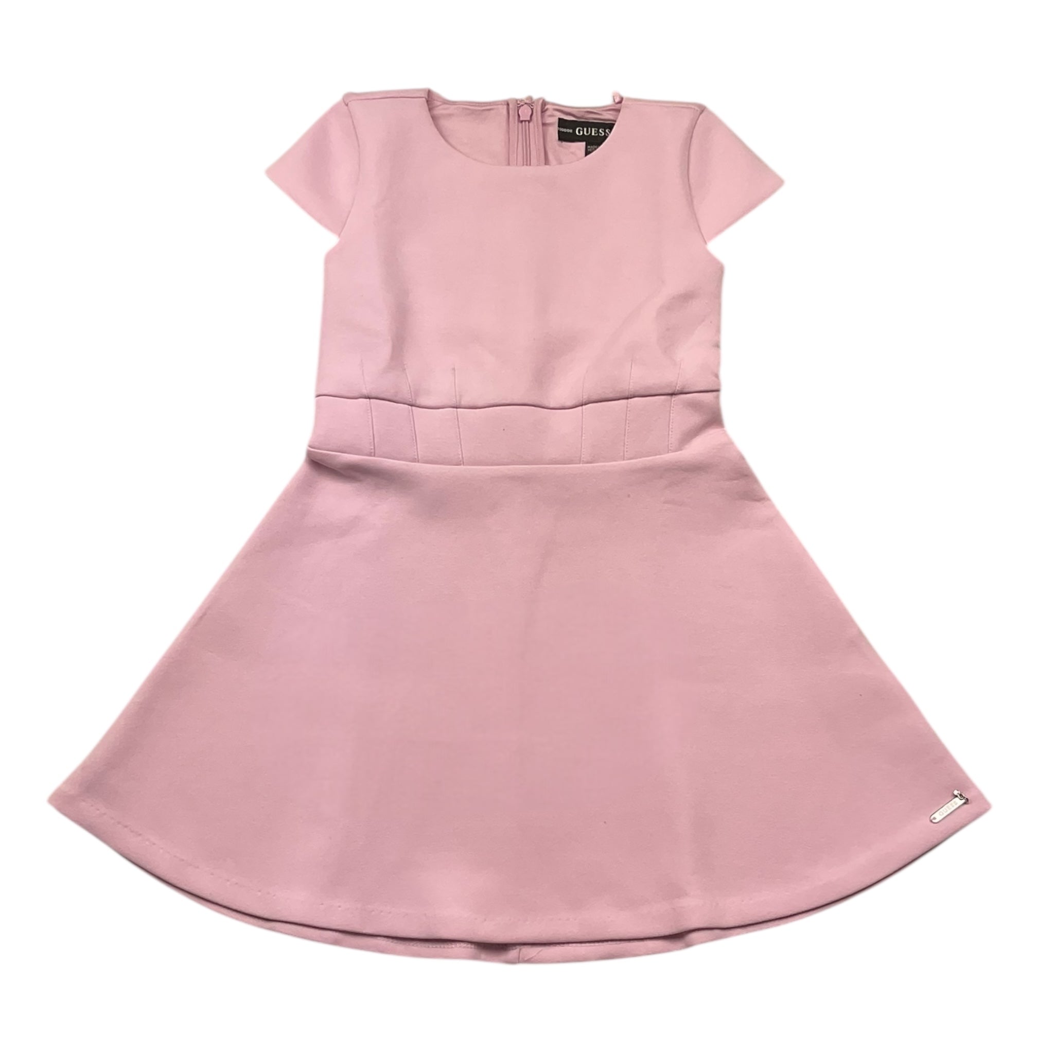 Guess Abito Mezza Manica Tinta Unita per Bambina K2RK19FL03S ROSA GUESS 