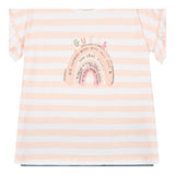 Guess Completo 2 Pezzi Gonna In Denim-T-Shirt per Neonata K3GG01K6YW0 BIANCO GUESS 