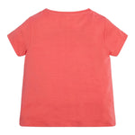 Guess T-Shirt Girocollo Tinta Unita con Stampa per Neonata K3GI01K6YW3 FUXIA GUESS 