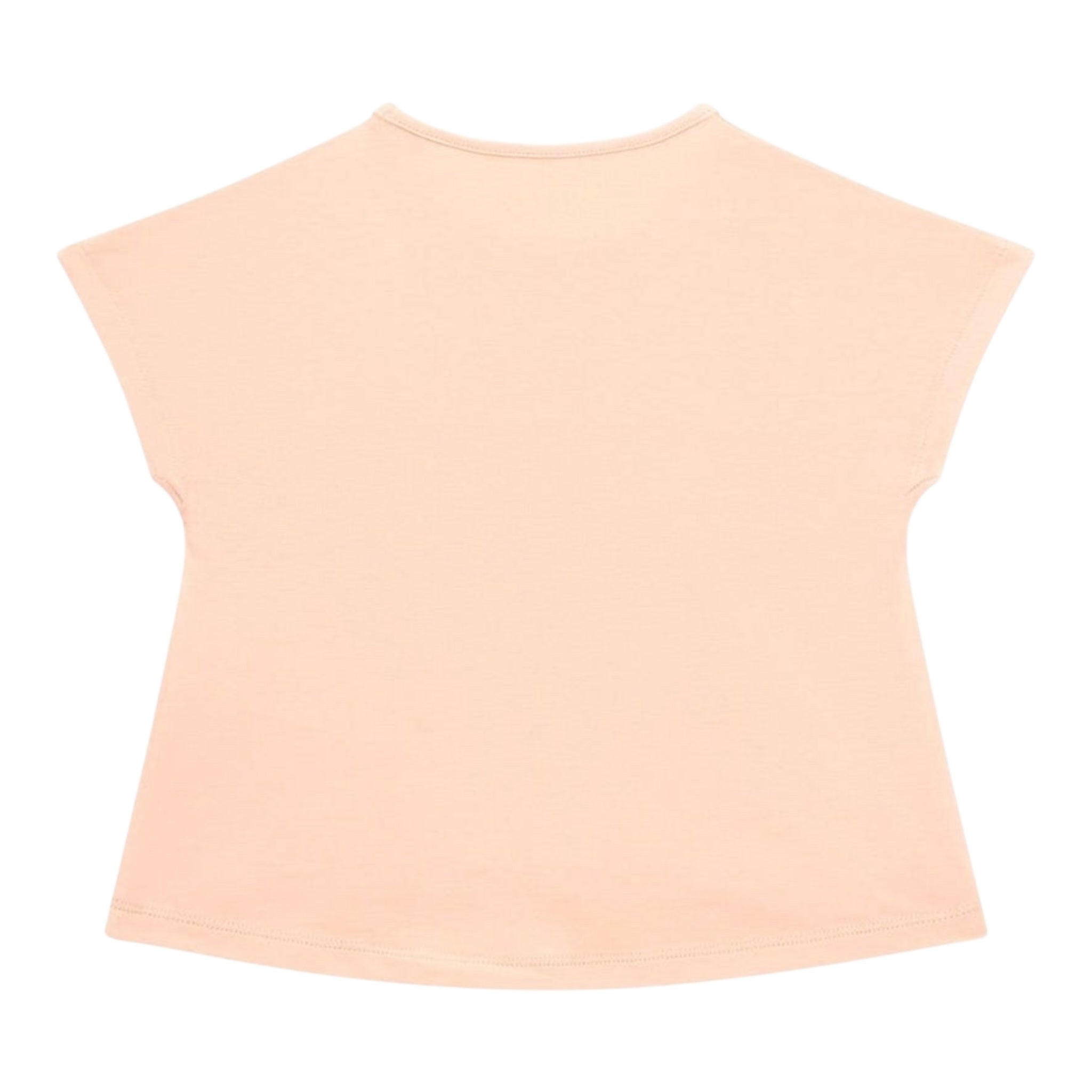 Guess T-Shirt Tinta Unita Girocollo con Stampa per Neonata K4GI01K6YW4 ROSA GUESS 