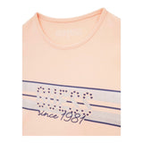 Guess T-Shirt Tinta Unita Girocollo con Stampa per Neonata K4GI01K6YW4 ROSA GUESS 
