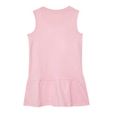Guess Abito Giromanica Tinta Unita con Logo per Bambina K4RK23KA6W4 ROSA GUESS 