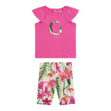 Guess Completo 2 Pezzi Leggins-T-Shirt  per Neonata K5GG02K6YW4N FUXIA GUESS 