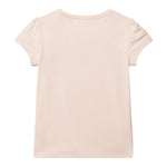 Guess T-Shirt Girocollo Tinta Unita con Stampa per Neonata K5GI03K6YW4 ROSA GUESS 