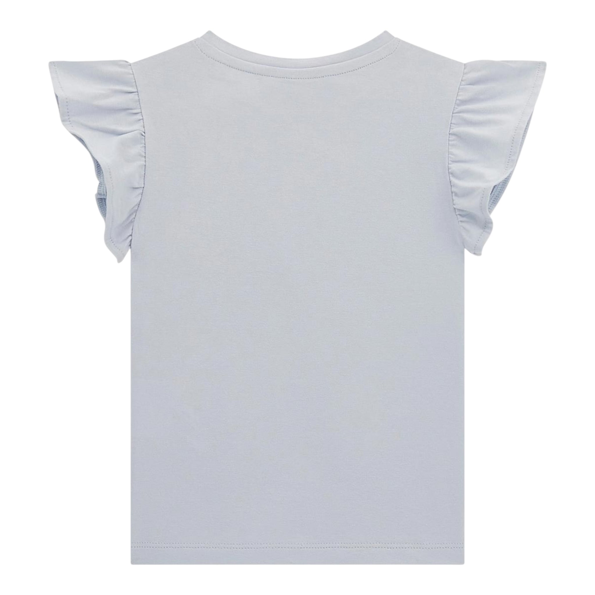 Guess T-Shirt Girocollo Tinta Unita con Logo per Neonata K5GI05K6YW4 BIANCO GUESS 