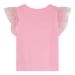 Guess T-Shirt Girocollo Tinta Unita con Logo per Neonata K5GI18K6YW4X ROSA GUESS 