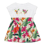 Guess Abito Mezza Manica Stampa Fantasia per Bambina K5GK01K6YW4 BIANCO GUESS 