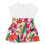 Guess Abito Mezza Manica Stampa Fantasia per Bambina K5GK01K6YW4 BIANCO GUESS 