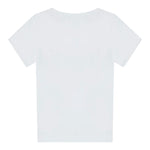 Guess T-Shirt Girocollo Tinta Unita con Logo per Bambina K5RI00K6YW4XXJ BIANCO GUESS 