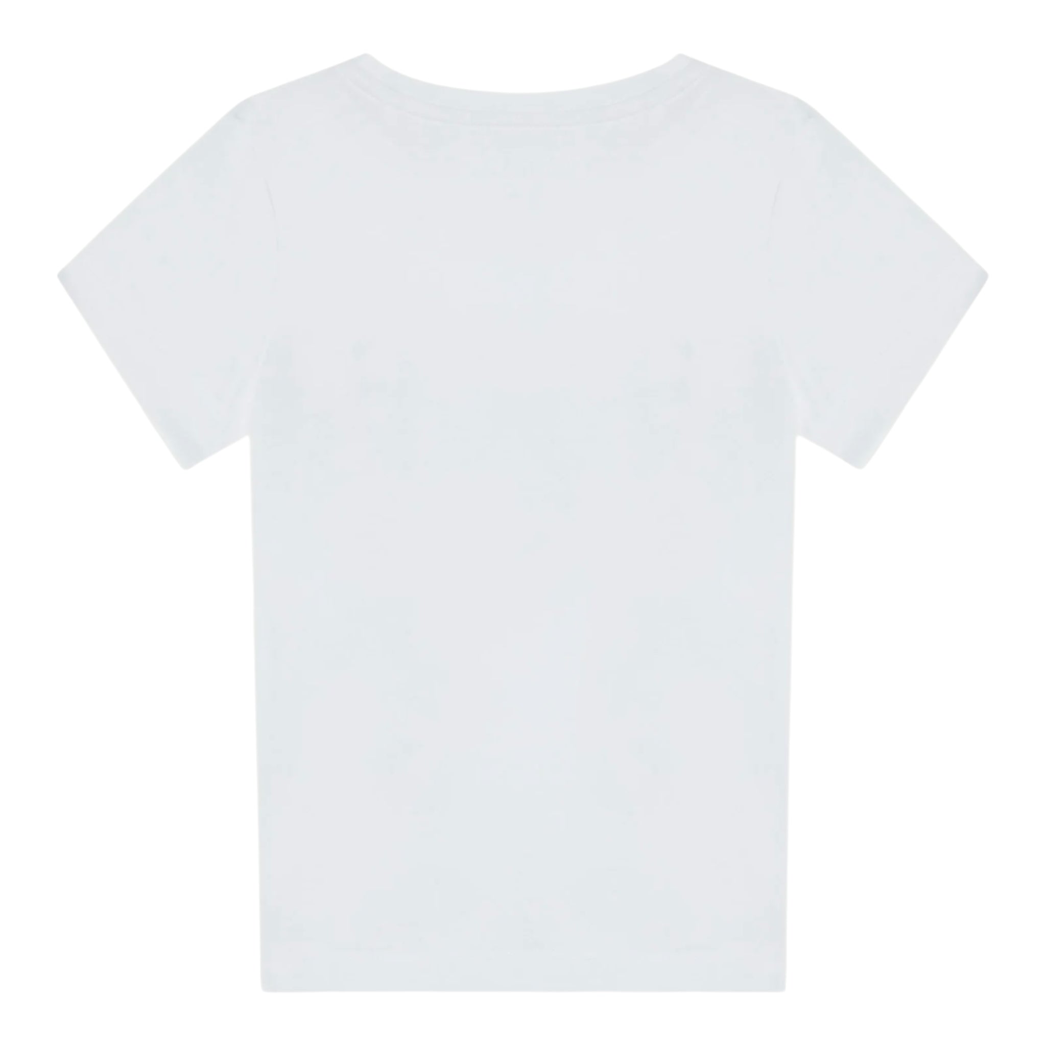 Guess T-Shirt Girocollo Tinta Unita con Logo per Bambina K5RI00K6YW4XXJ BIANCO GUESS 