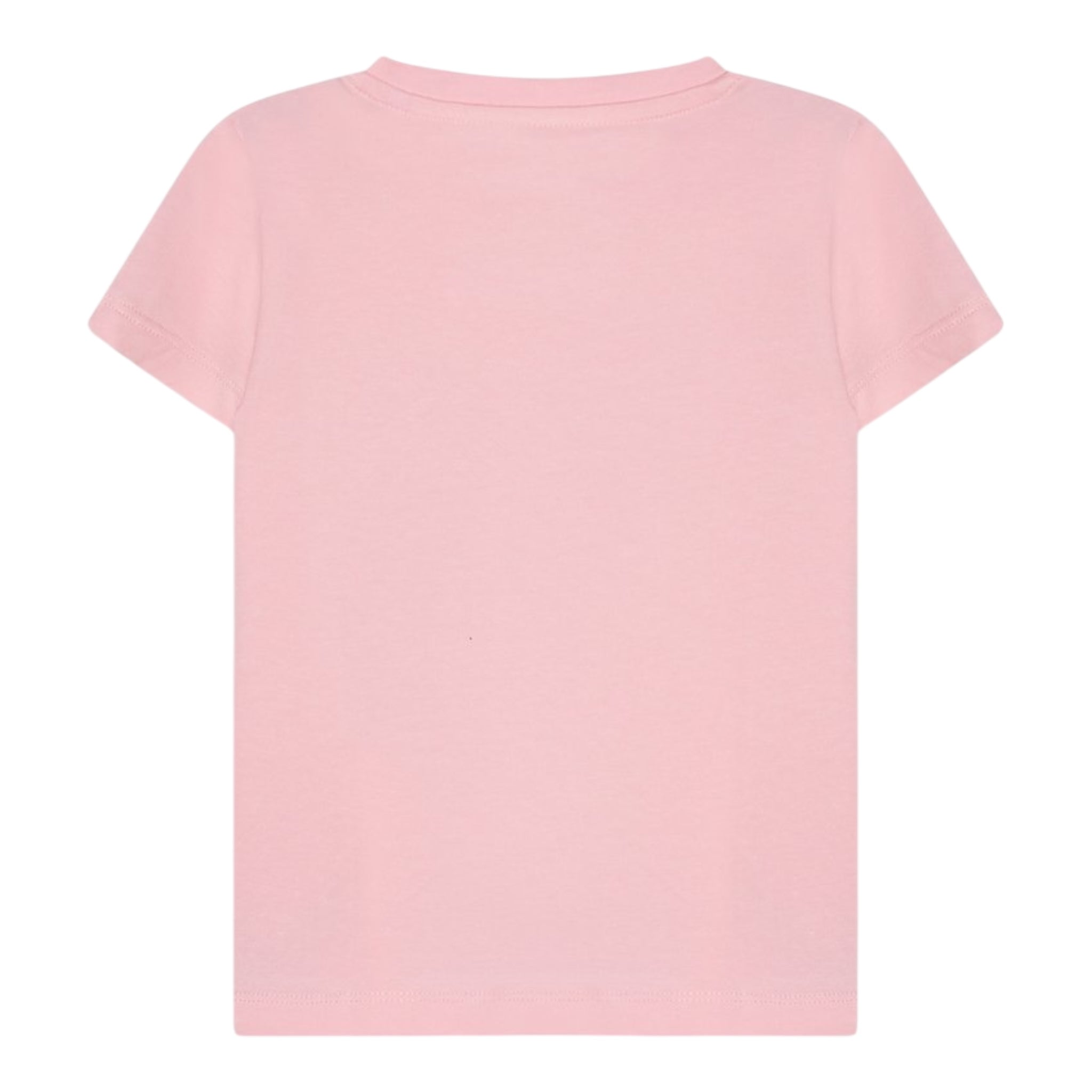 Guess T-Shirt Girocollo Tinta Unita con Logo per Bambina K5RI00K6YW4XXJ ROSA GUESS 