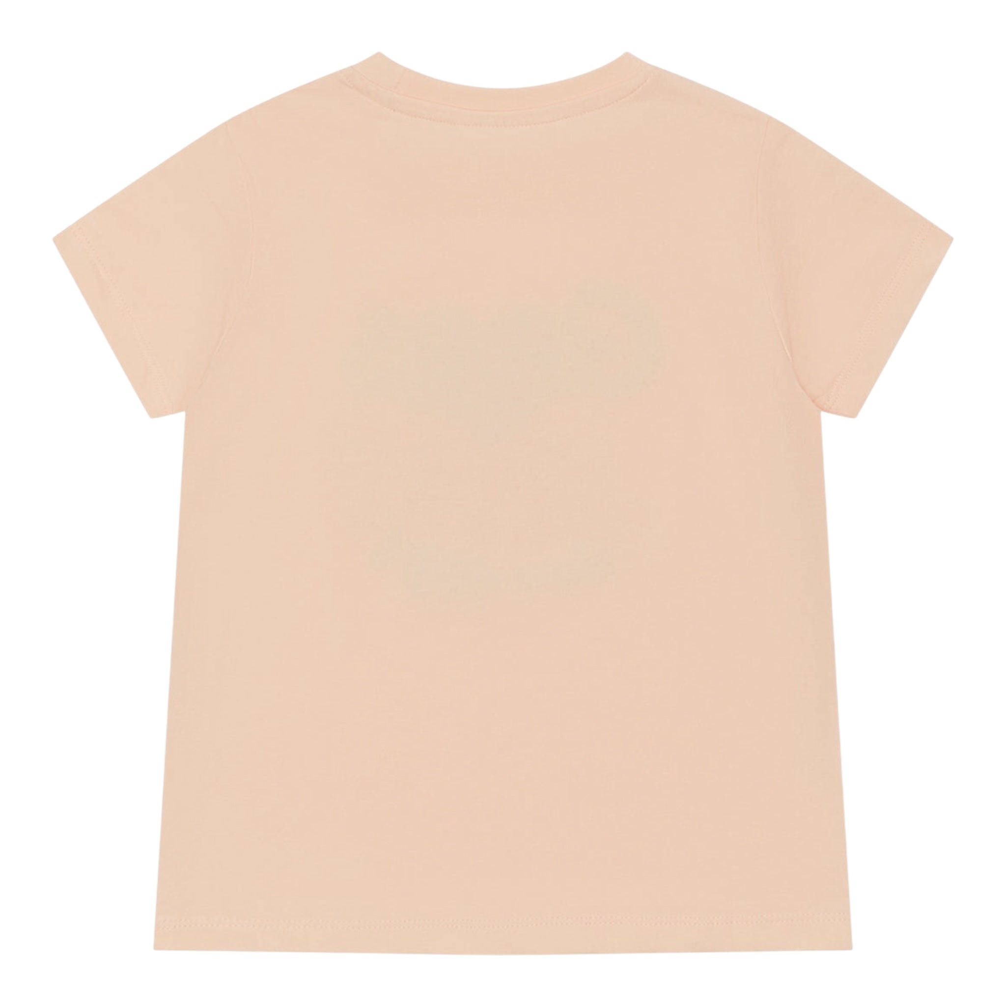Guess T-Shirt Girocollo Tinta Unita con Stampa per Bambina K5RI06K6YW4J ROSA GUESS 