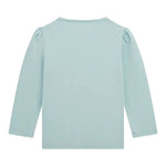 Guess Shirt Girocollo Tinta Unita con Stampa per Neonata K5RI08K6YW4 AZZURRO GUESS 