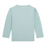 Guess Shirt Girocollo Tinta Unita con Stampa per Neonata K5RI08K6YW4 AZZURRO GUESS 