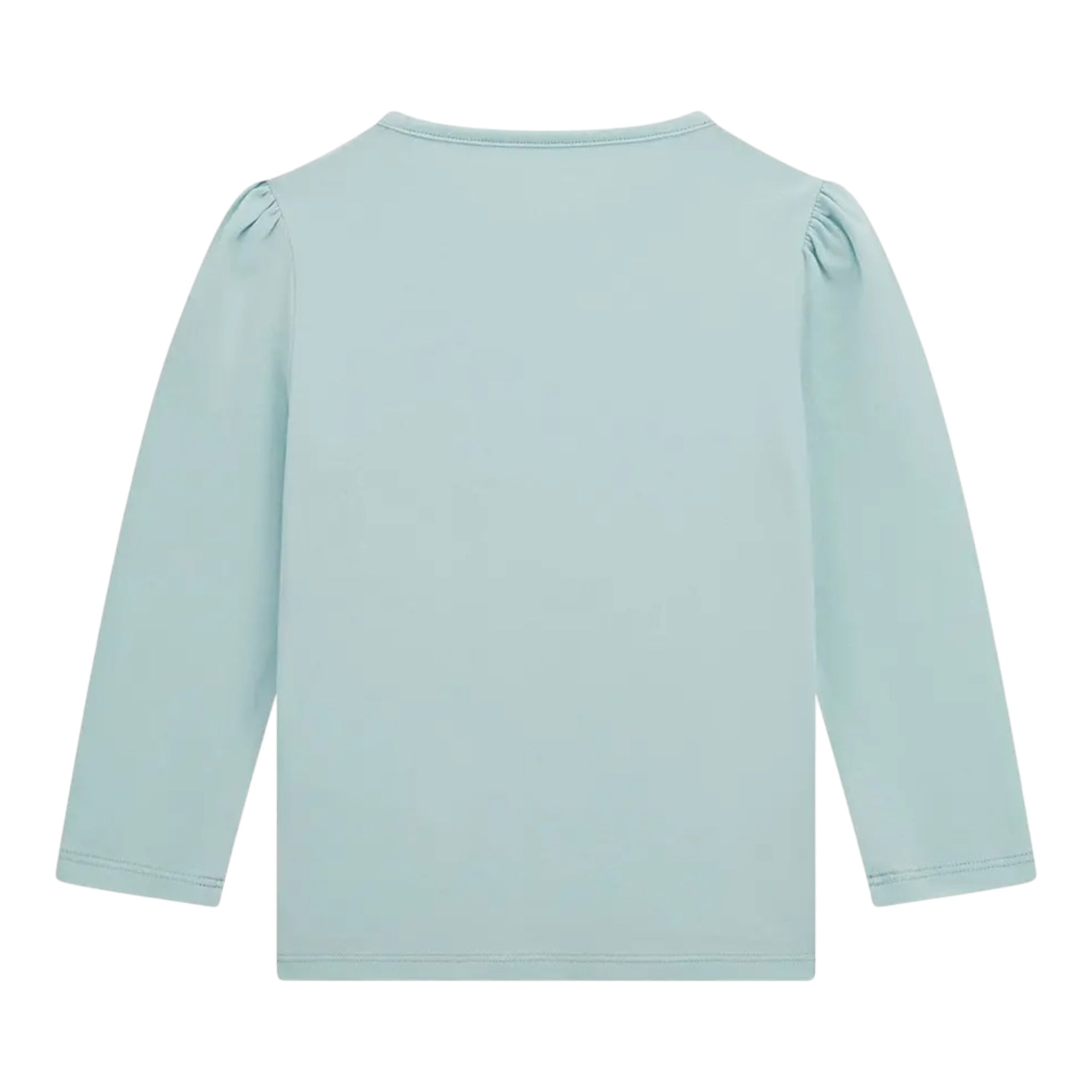 Guess Shirt Girocollo Tinta Unita con Stampa per Neonata K5RI08K6YW4 AZZURRO GUESS 