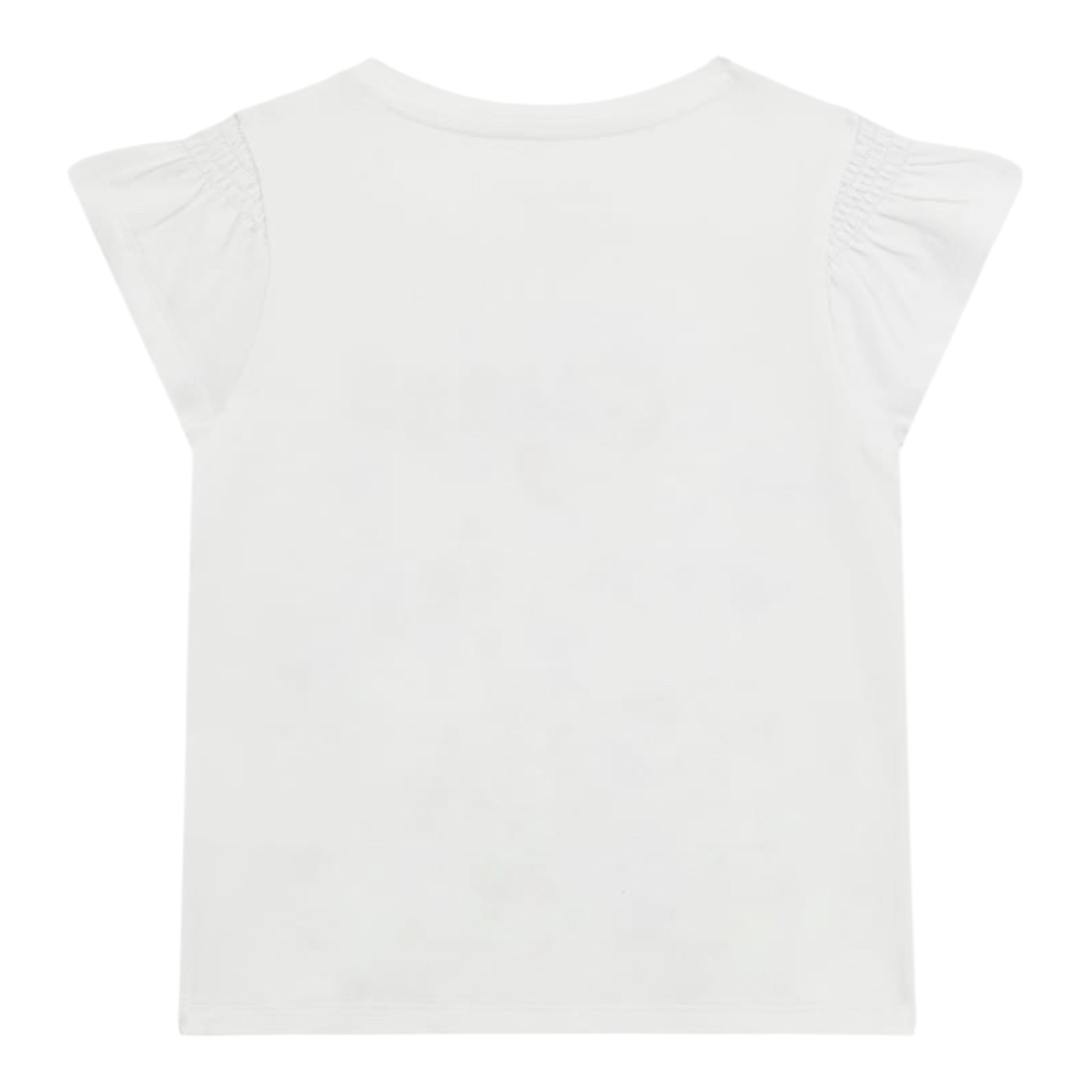 Guess T-Shirt Tinta Unita con Stampa per Bambina K5RI14K6YW4 BIANCO GUESS 