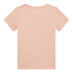 Guess T-Shirt Tinta Unita Girocollo con Stampa per Neonata K5RI16K6YW4NX ROSA GUESS 