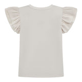 Guess T-Shirt Tinta Unita con Tulle per Neonata K5RI22K6YW4X BIANCO GUESS 