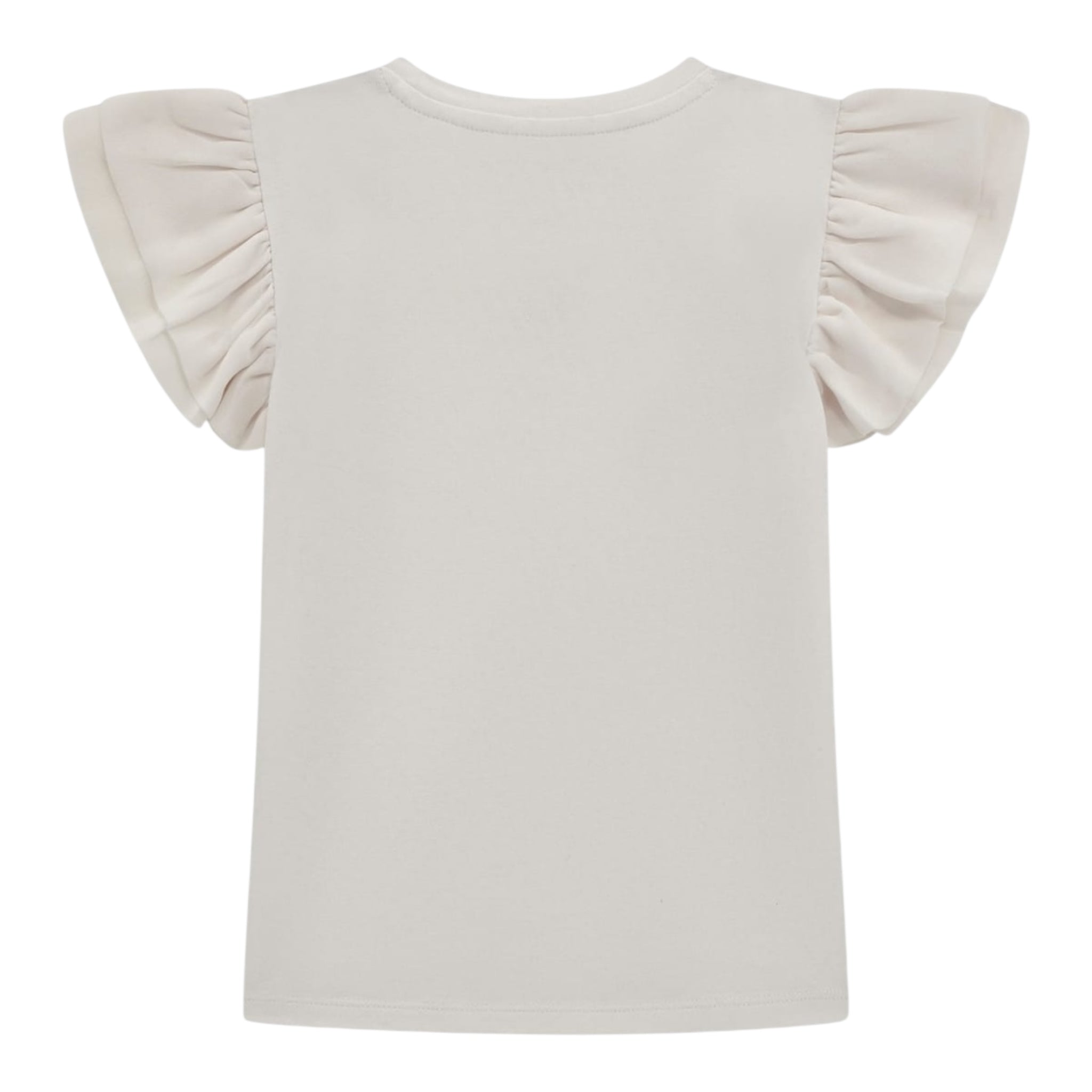 Guess T-Shirt Tinta Unita con Tulle per Neonata K5RI22K6YW4X BIANCO GUESS 