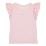 Guess T-Shirt Tinta Unita con Tulle per Neonata K5RI22K6YW4X ROSA GUESS 