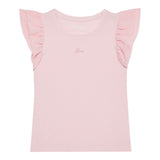 Guess T-Shirt Tinta Unita con Tulle per Neonata K5RI22K6YW4X ROSA GUESS 