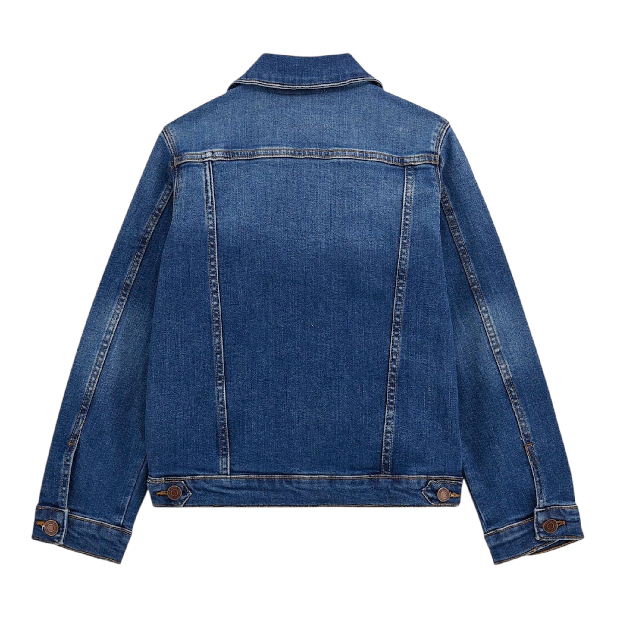 Guess Giubbino In Denim Tinta Unita per Bambino L4RL07D4GV0 BLU GUESS 