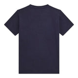Guess T-Shirt Girocollo Tinta Unita con Stampa per Bambino L5RI14K8HM4 BLU GUESS 