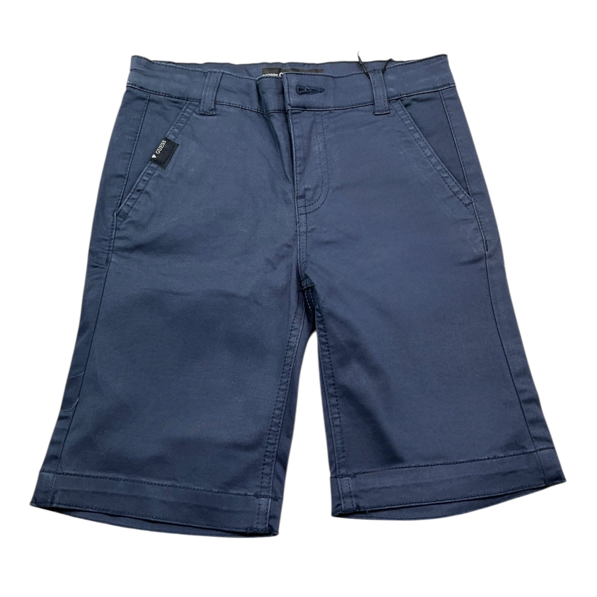 Guess Bermuda Tinta Unita con Girovita Regolabile per Bambino L71D58W7RQ0 BLU GUESS 