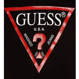 Guess T-Shirt Tinta Unita con Logo per Bambino L73I55K8HM0 NERO GUESS 