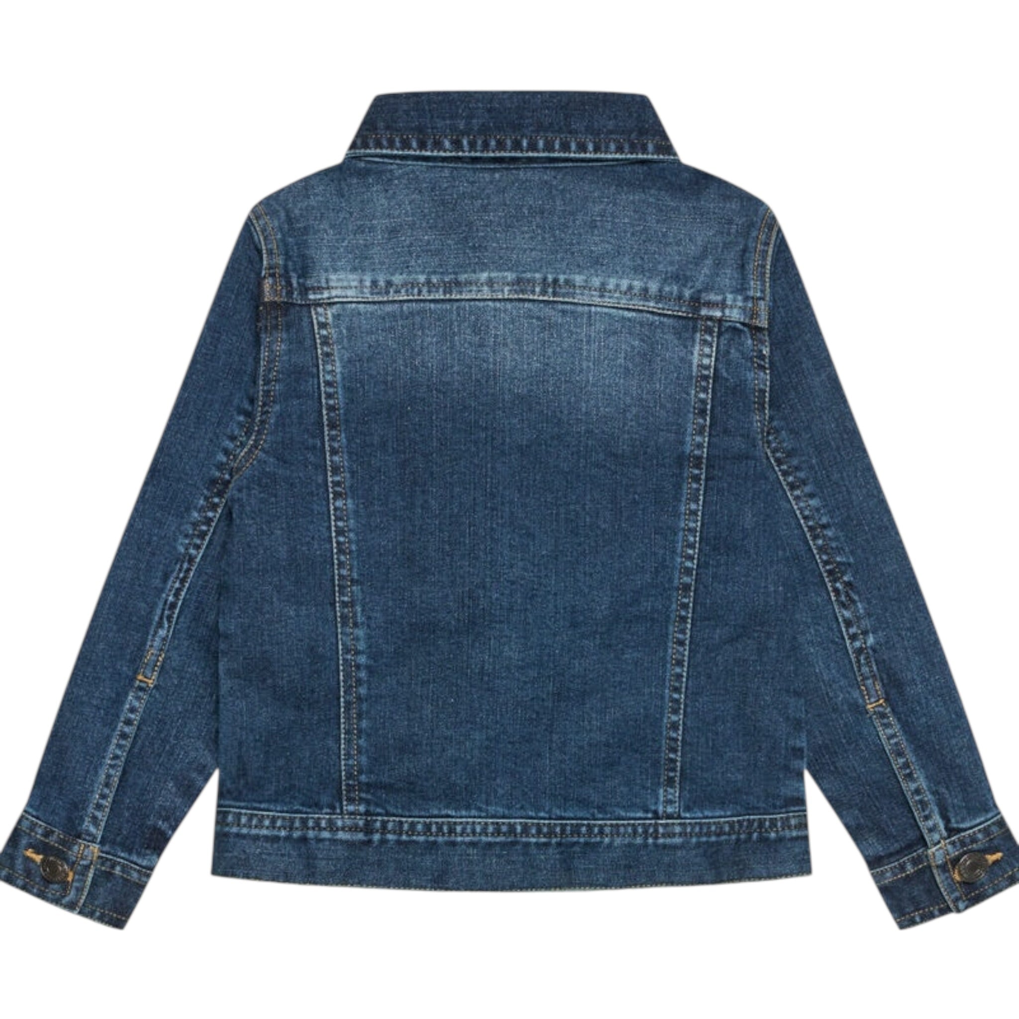 Guess Giubbino In Denim Tinta Unita con Stelle per Neonata N0BL08D4H60 BLU GUESS 