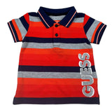 Guess Polo Mez Manica Tricolore per Neonato N1GP05K9MZ0 MULTICOLOR GUESS 