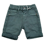 Guess Bermuda Tinta Unita con Girovita Regolabile per Neonato N1RD03WE620X VERDE GUESS 