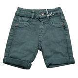 Guess Bermuda Tinta Unita con Girovita Regolabile per Neonato N1RD03WE620X VERDE GUESS 