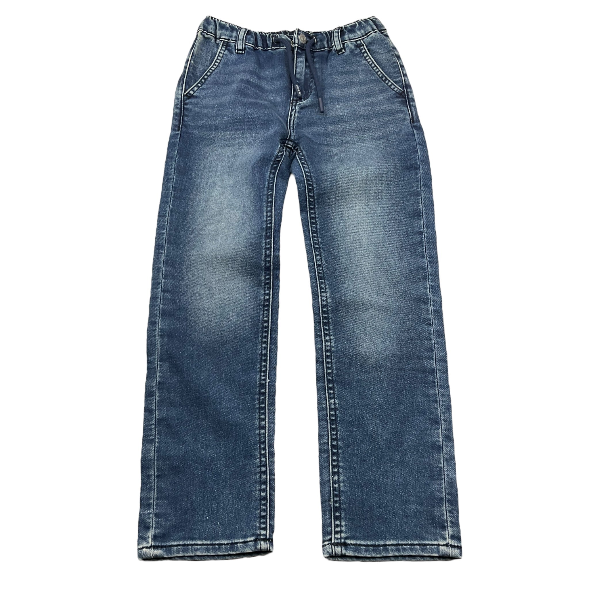Guess Jeans Tinta Unita con Elastico In Vita per Bambino N4RA05D59P0 AZZURRO GUESS 