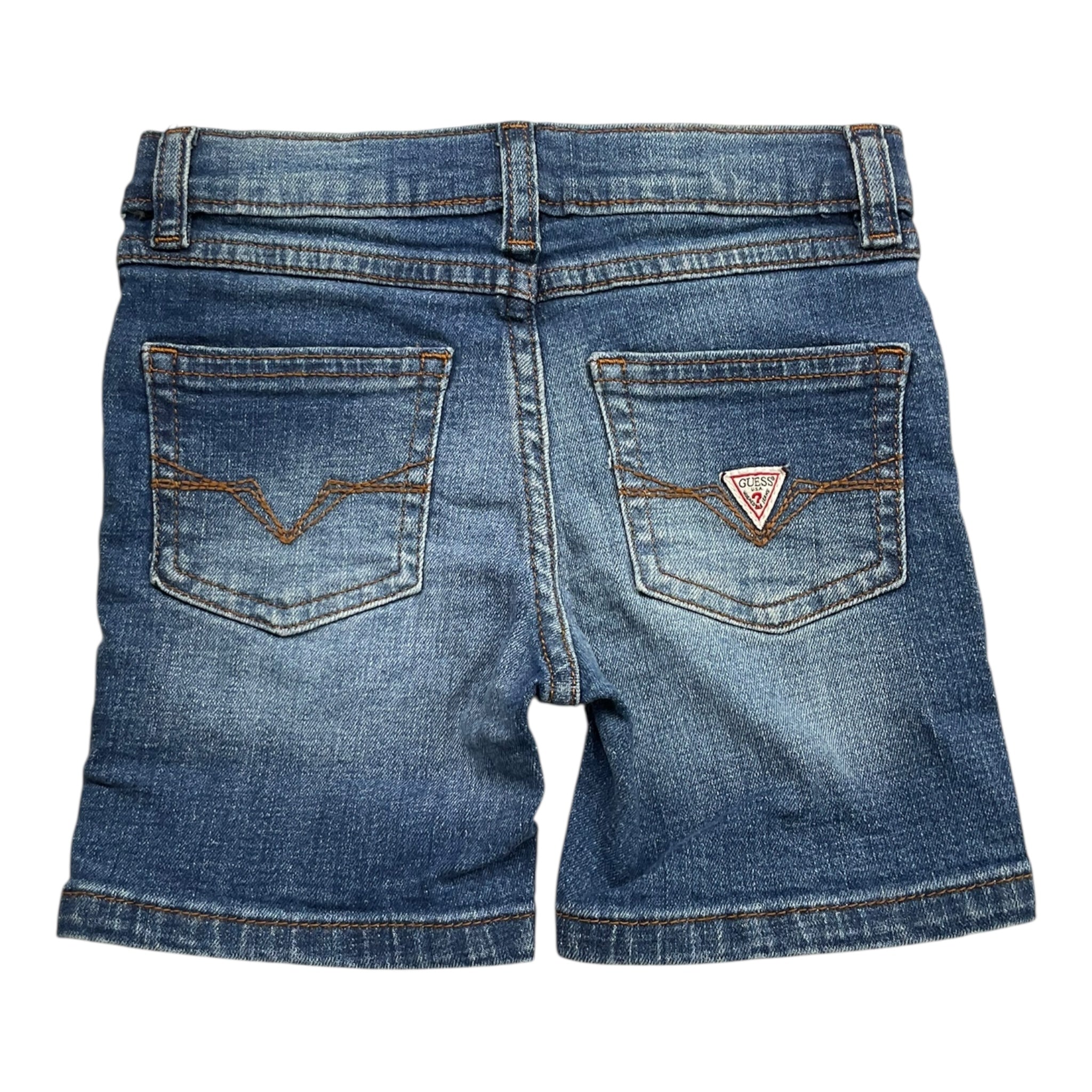Guess Bermuda Tinta Unita In Denim per Neonato N4RD12D52Z0 BLU GUESS 