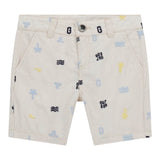 Guess Bermuda Tinta Unita con Girovita Regolabile per Neonato N5GD04WGBT1 BEIGE GUESS 