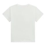 Guess T-Shirt Tinta Unita con Stampa per Neonato N5GI00K8HM4N BIANCO GUESS 
