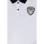 Guess Polo Mezza Manica Tinta Unita per Neonato N5GP02KADZ4 BIANCO GUESS 