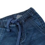 Guess Bermuda Tinta Unita con Elastico In Vita per Neonato N5RA05D5FQ0XX BLU GUESS 