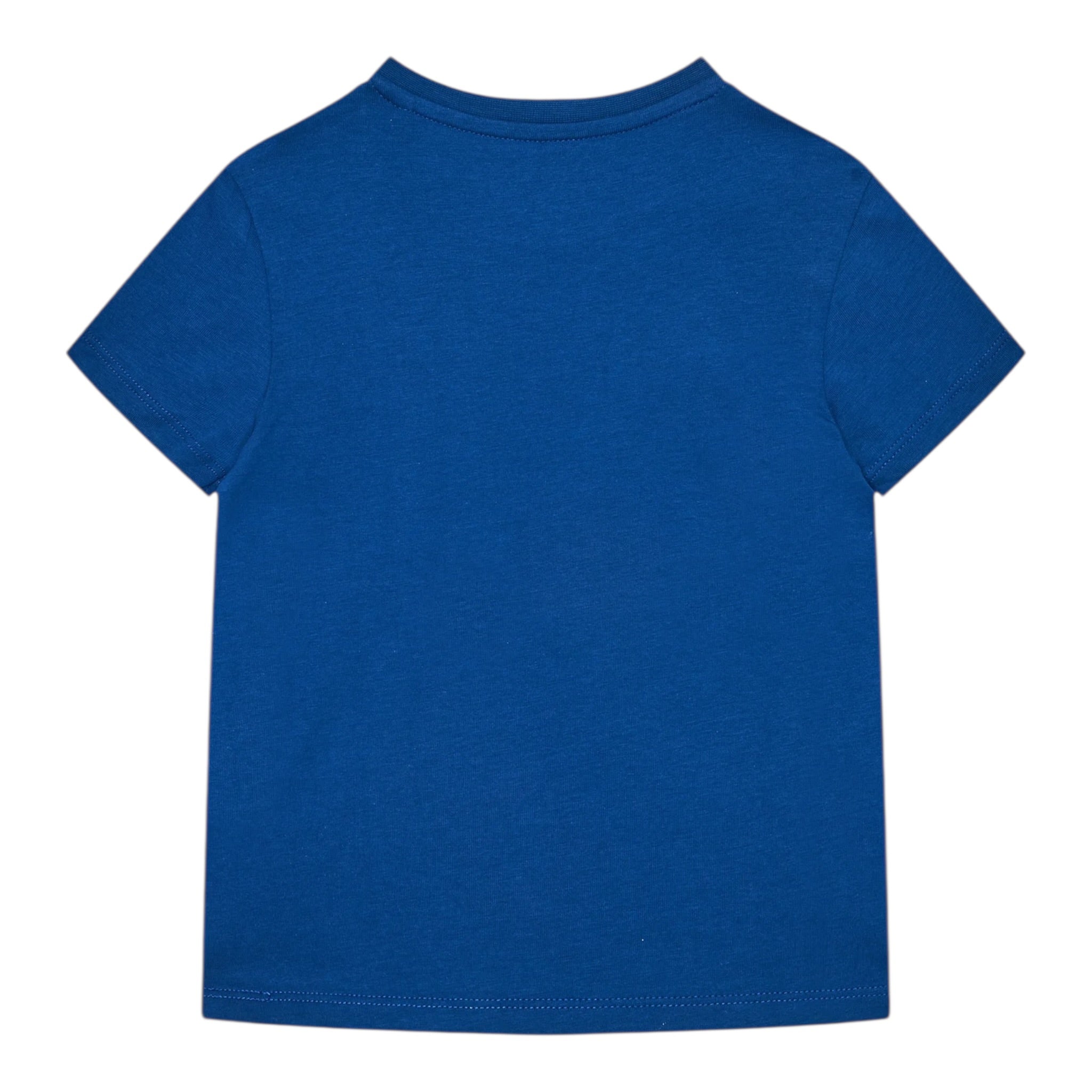 Guess T-Shirt Girocollo Tinta Unita con Stampa per Neonato N5RI00K8HM4X BLU GUESS 