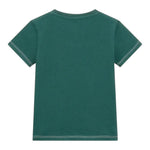 Guess T-Shirt Girocollo Tinta Unita con Stampa per Neonato N5RI02K8HM4N VERDE GUESS 