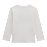 Guess Shirt Girocollo Tinta Unita con Logo per Bambino N5RI17K8HM4JX BIANCO GUESS 