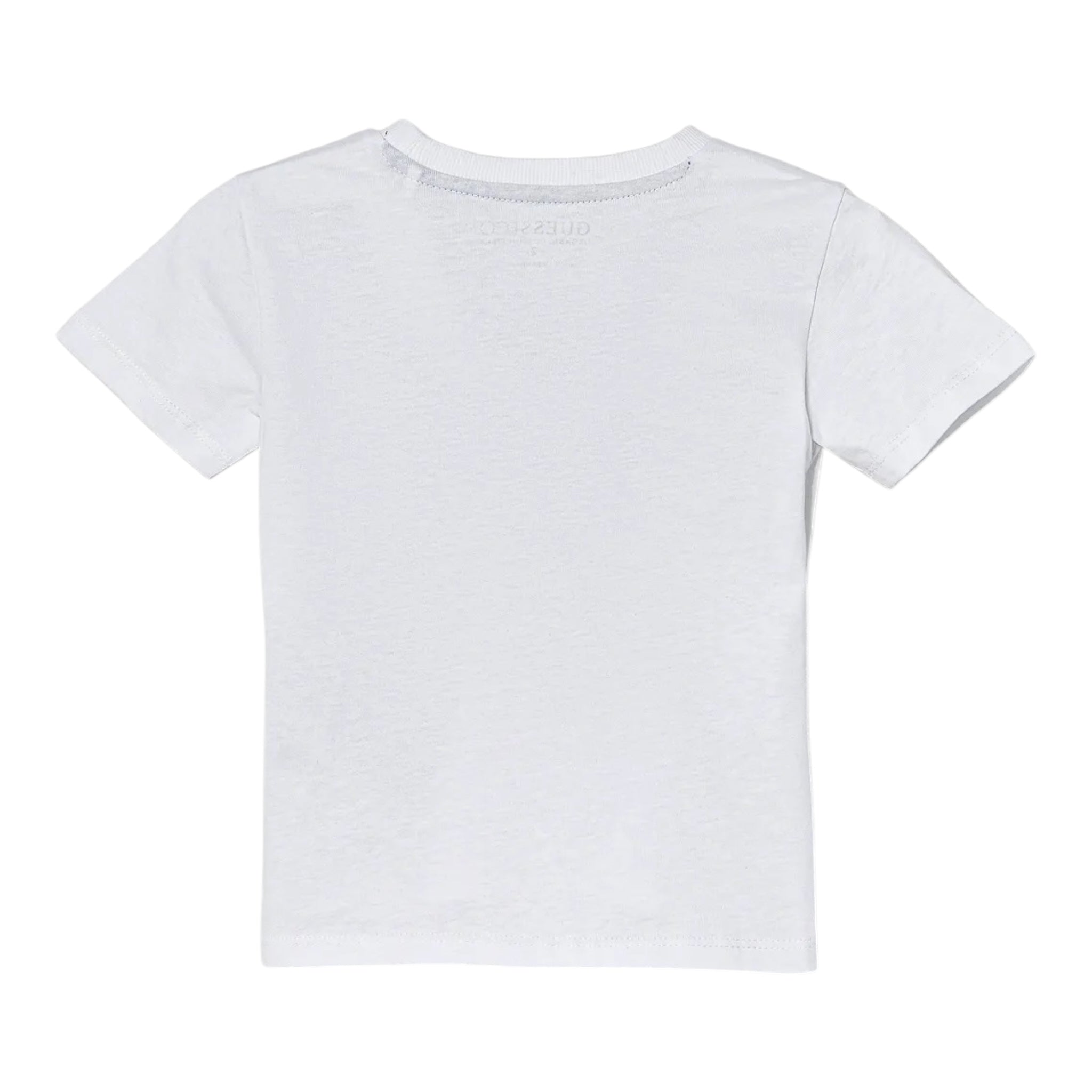 Guess T-Shirt Girocollo Tinta Unita con Stampa per Neonato N5RI25K8HM4N BIANCO GUESS 