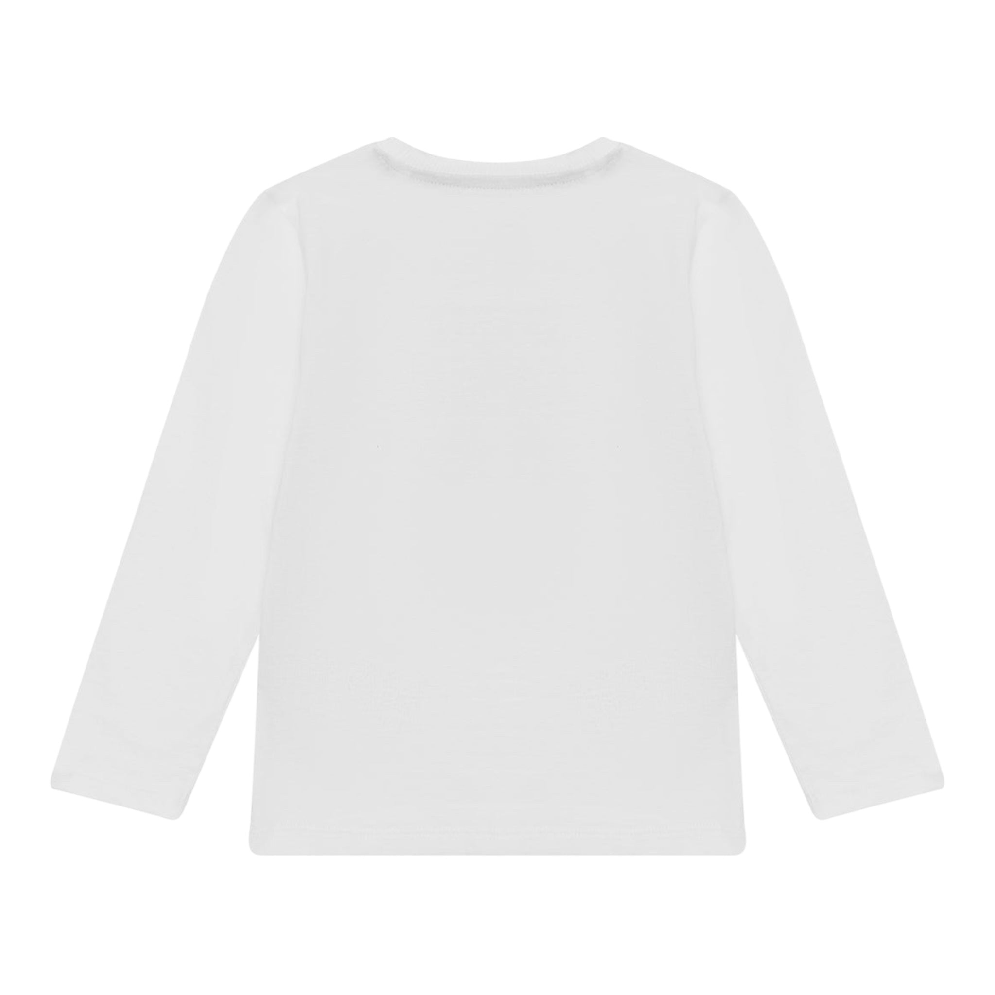 Guess Shirt Girocollo Tinta Unita con Stampa per Neonato N5RI26K8HM4N BIANCO GUESS 