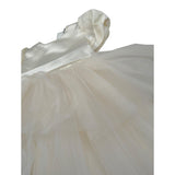 Gugu Gaga Abito Cerimonia tinta unita con Tulle Avorio per Neonata GF6085I AVORIO GUGU GAGA 