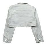 Hinnominate Giubbino tinta unita Modello Crop Bianco per Bambina 3635OY00086 BIANCO HINNOMINATE 